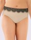 Bali One Smooth U All-Around Smoothing Hi-Cut Panty Nude w/ Black Lace Sale Online Bali One Smooth U All-Around Smoothing Hi-Cut Panty Nude w/ Black Lace Sale Online
