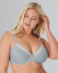 Bali One Smooth U&reg; Ultra Light Underwire Bra Crystal Grey Sale Online