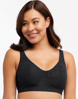 Bali Comfort Revolution ComfortFlex Fit Seamless 2-Ply Wireless Bra Black Aztec Sale Online Bali Comfort Revolution ComfortFlex Fit Seamless 2-Ply Wireless Bra Black Aztec Sale Online