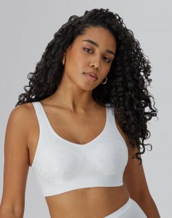 Bali Comfort Revolution ComfortFlex Fit Shaping Wireless Bra White Dot Sale Online Bali Comfort Revolution ComfortFlex Fit Shaping Wireless Bra White Dot Sale Online
